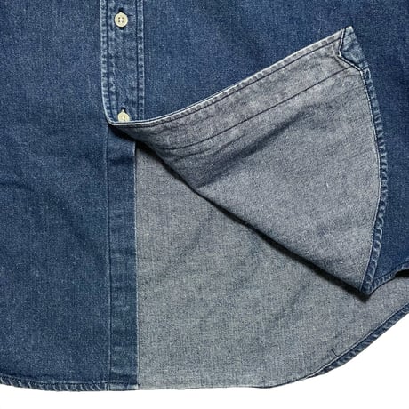 POLO COUNTR RALPHLAUREN　"RED PONY" BUTTONDOWN DENIM SHIRT