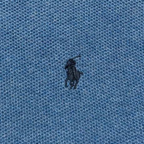 1POLO RALPHLAUREN　"HARF-ZIP" SWEAT SHIRT (BLUE)