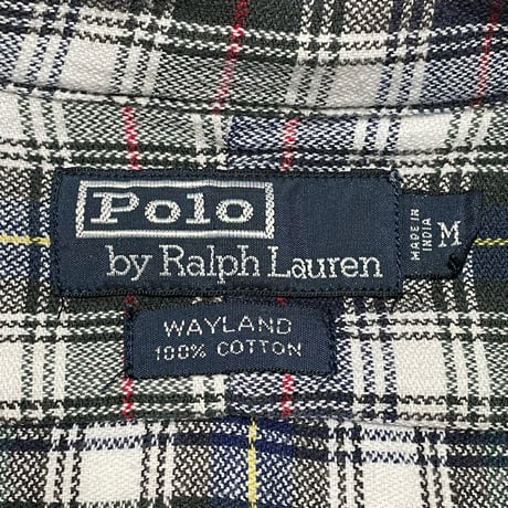 POLO RALPHLAUREN　"WAYLAND" FLANNEL SHIRT