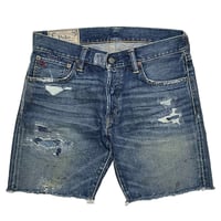 POLO RALPHLAUREN　"DAMAGE DENIM" SHORTS