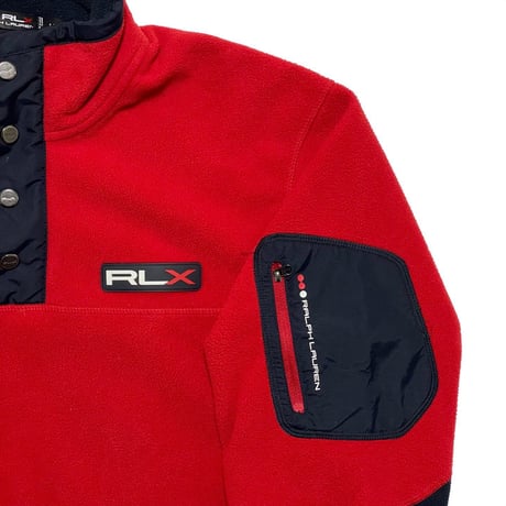 RLX RALPHLAUREN　 "PULL-OVER"  FLEECE JACKET