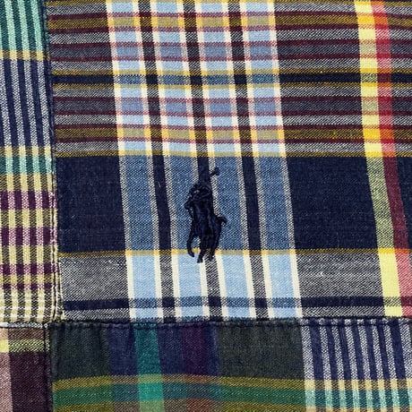 RALPHLAUREN　"MADE IN USA" PATCH WORK SHIRT