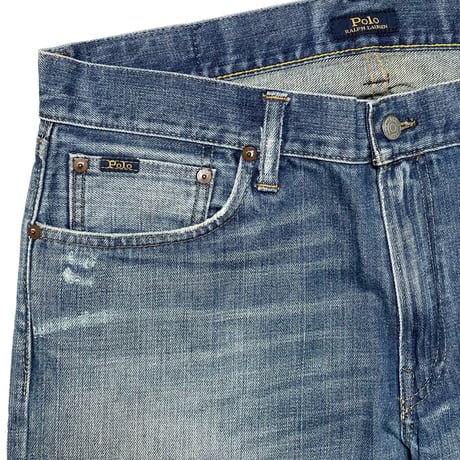 POLO RALPHLAUREN　"DAMAGED" DENIM