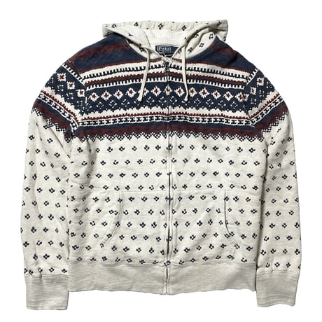 1POLO RALPHLAUREN　"THERMAL LINING" ZIP HOODIE