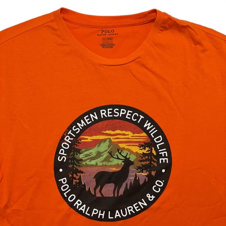 POLO RALPHLAUREN　"SPORTSMAN RESPECT WILDLIFE" S/S TEE
