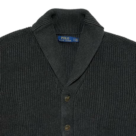 POLO RALPHLAUREN　"CHARCOAL" CARDIGAN