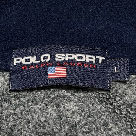 POLO SPORT RALPHLAUREN　"POLATEC FLEECE" FLEECE JACKET (GREY)