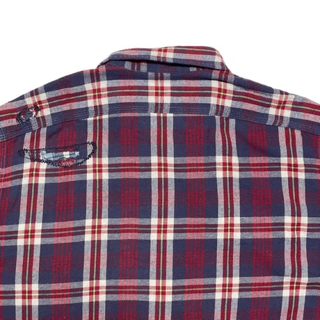 POLO COUNTRY RALPHLAUREN　"PATCH WORK" FLANNEL SHIRT