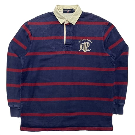 POLO SPORT RALPHLAUREN　"STRIPE" RUGBY SHIRT