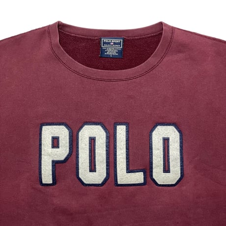 POLO SPORT RALPHLAUREN　"POLO LOGO" SWEAT