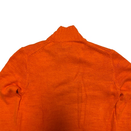 POLO RALPHLAUREN　"HALF ZIP SWEATER" ORANGE