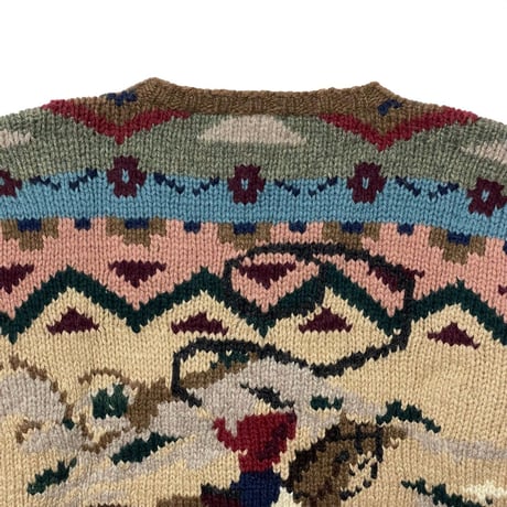 POLO RALPHLAUREN　"NATIVE PATTERN" SWEATER