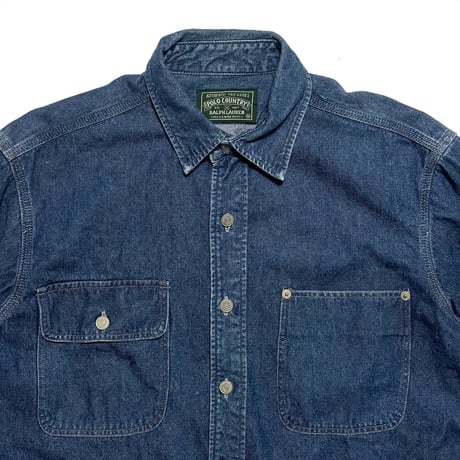 POLO COUNTRY RALPHLAUREN　DENIM WORK SHIRT (Mサイズ)