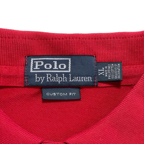 POLO RALPHLAUREN　"TIGER" POLO SHIRT (XL)