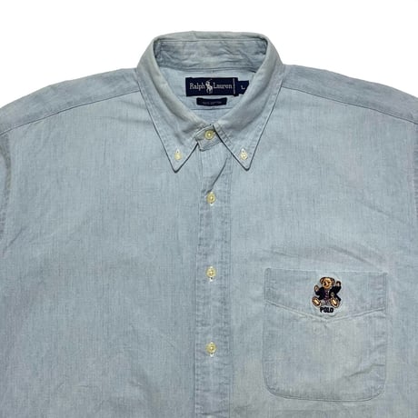 RALPHLAUREN　"POLO BEAR" CHAMBRAY SHIRT