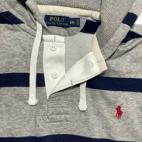 POLO RALPHLAUREN　"STRIPE" HOODIE