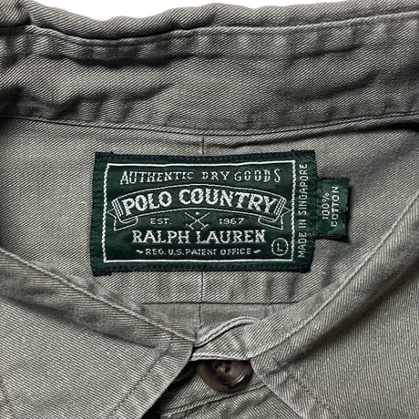 POLO COUNTRY RALPHLAUREN　"POLO SPORTSMAN" WORK SHIRT