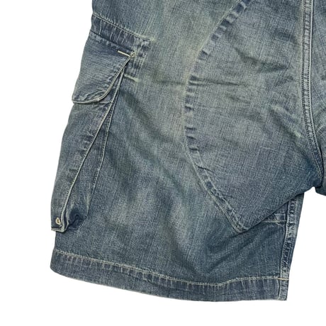 RRL RALPHLAUREN　"INDIGO DENIM CARGO" SHORTS