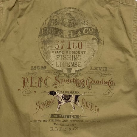 POLO RALPHLAUREN　"SPORTING GOODS" WORK SHIRT
