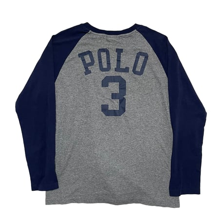 POLO RALPHLAUREN　"LONG SLEEVE RAGLAN" L/S TEE