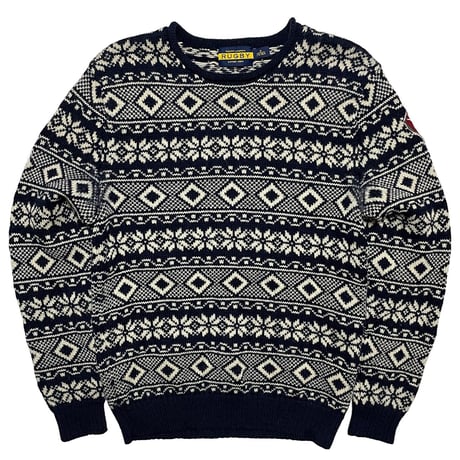 RUGBY RALPHLAUREN　"NORDIC PATTERN" SWEATER