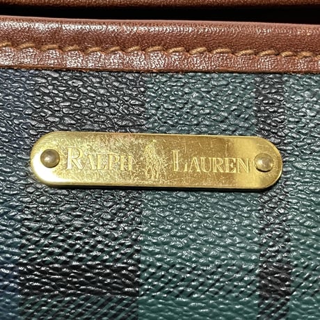 POLO RALPHLAUREN　"BLACK WATCH" BARREL POUCH