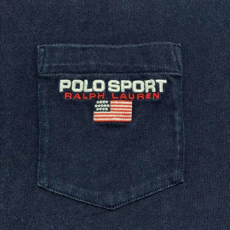 POLO SPORT RALPHLAUREN　 "LOGO EMBROIDERY" S/S POCKET TEE