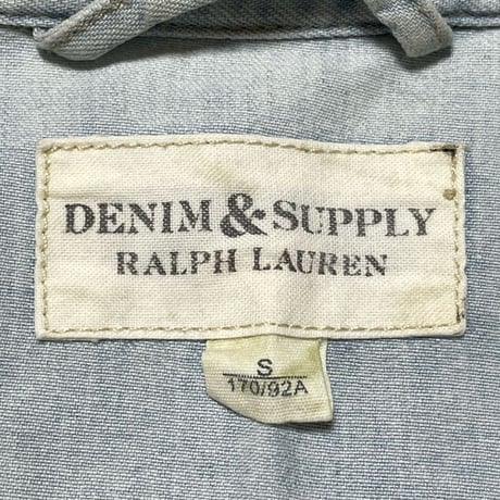 DENIM&SUPPLY RALPHLAUREN　CHAMBRAY SHIRT