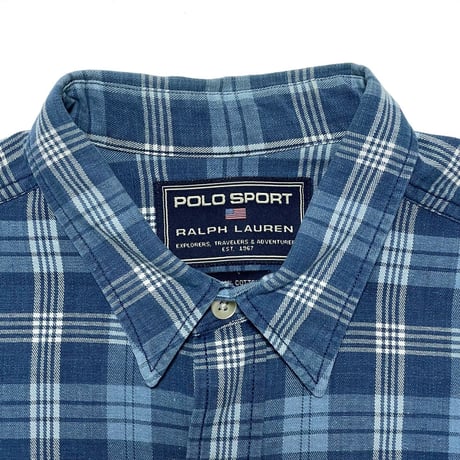 POLO SPORT RALPHLAUREN　"CHECK" S/S SHIRT