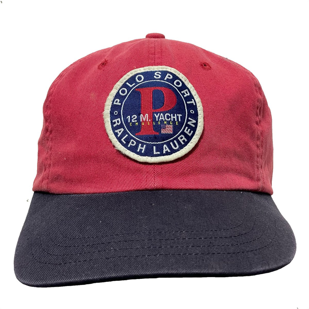 メンズウェア POLO SPORT RALPH LAUREN 12M YACHT CAP Vintage Polo Sport P 12 M Challenge Yacht Sailing Ralph