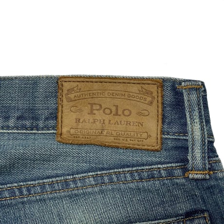 POLO RALPHLAUREN　"DAMAGED" DENIM