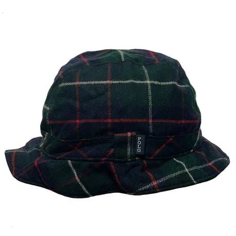 POLO RALPHLAUREN　"CHECKED" BUCKETHAT