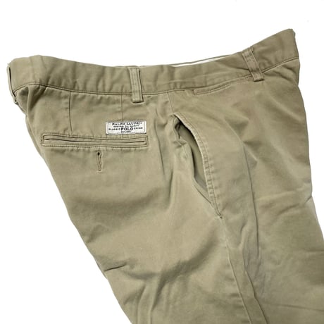 POLO RALPHLAUREN　"CLASSIC POLO CHINO" CHINO PANTS