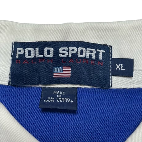 POLO SPORT RALPHLAUREN　"TRICOLORE" RUGBY SHIRT