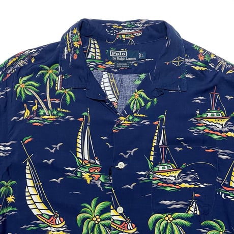 POLO RALPHLAUREN　"FISHING" ALOHA SHIRT