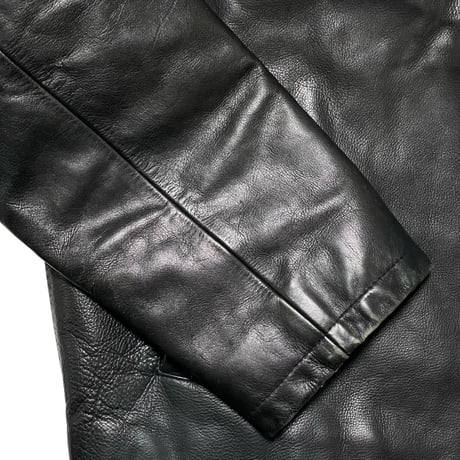POLO RALPHLAUREN　 "BLACK" LEATHER JACKET