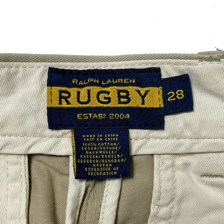 RUGBY RALPHLAUREN　"SKULL" CHINO SHORTS