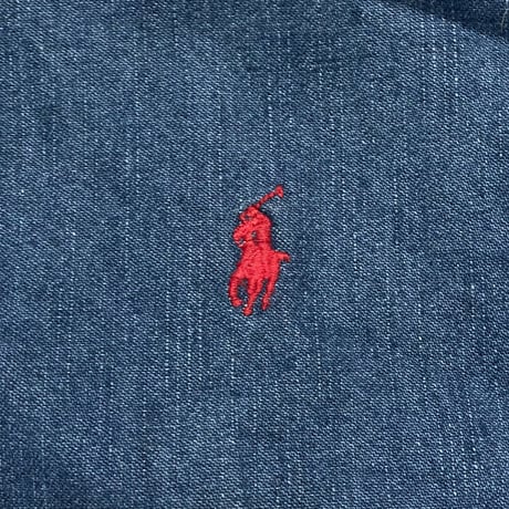 POLO RALPHLAUREN　"MADE IN U.S.A." DENIM SWING TOP