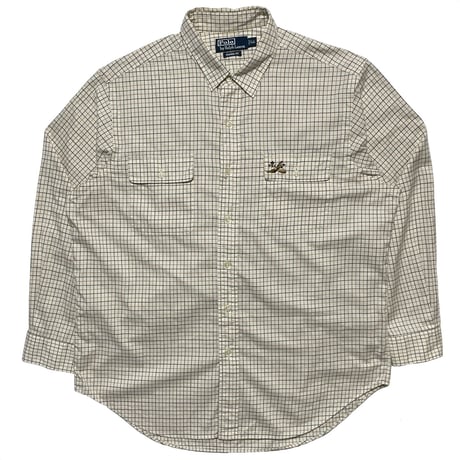 POLO RALPHLAUREN　"PRL DUCK" CHECKED SHIRT
