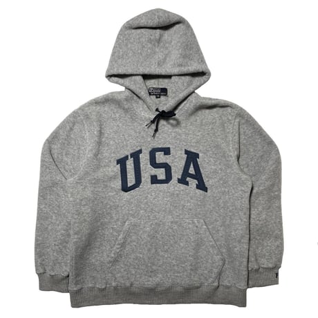 POLO RALPHLAUREN　"USA" FLEECE HOODIE.170