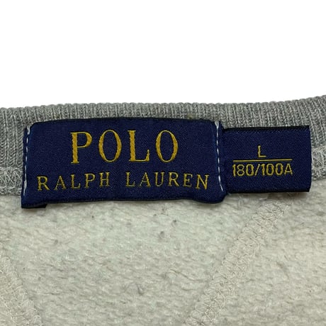 POLO RALPHLAUREN　"NATURAL SILVER GREY" SWEAT