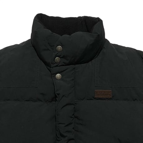 POLO RALPHLAUREN　"LEATHER PATCH" DOWM VEST