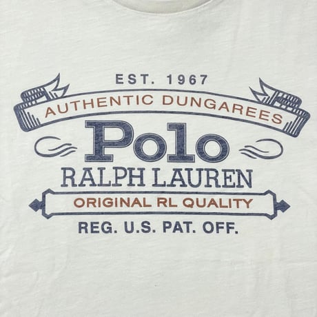 POLO RALPHLAUREN　"LOGO PRINTED" S/S Tee