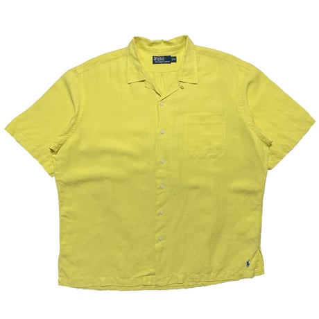 POLO RALPHLAUREN　"PONY" OPEN COLLAR SHIRT