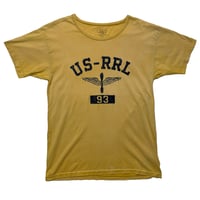 RRL　"VINTAGE WASH TEE" S/S TEE (YELLOW)