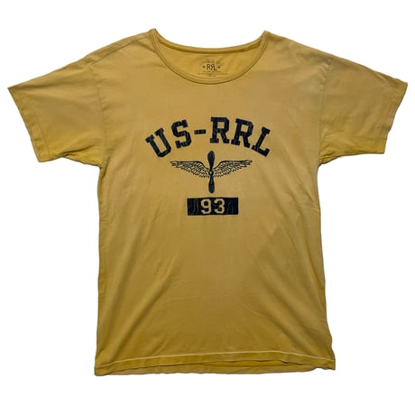 RRL　"VINTAGE WASH TEE" S/S TEE (YELLOW)