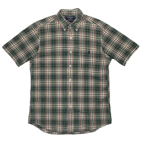 POLO SPORT RALPHLAUREN　"CHECKED" S/S BUTTONDOWN SHIRT
