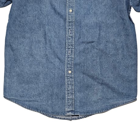 POLO RALPHLAUREN　"DENIM BOTTON DOWN SHIRT" S/S SHIRT