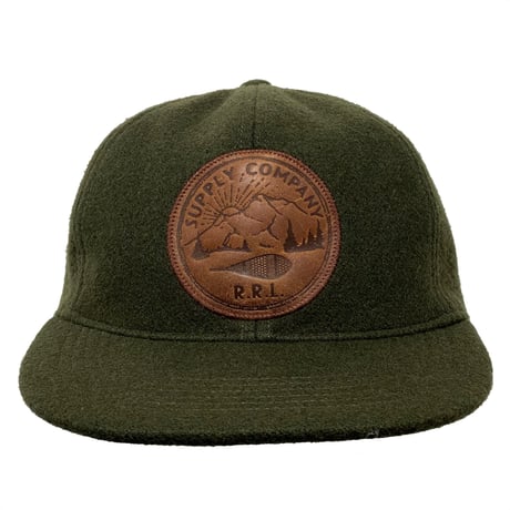 RRL RALPHLAUREN　"WOOL COWHIDE" BAND CAP