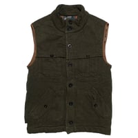 POLO RALPHLAUREN　"CHECK LINING" COTTON VEST